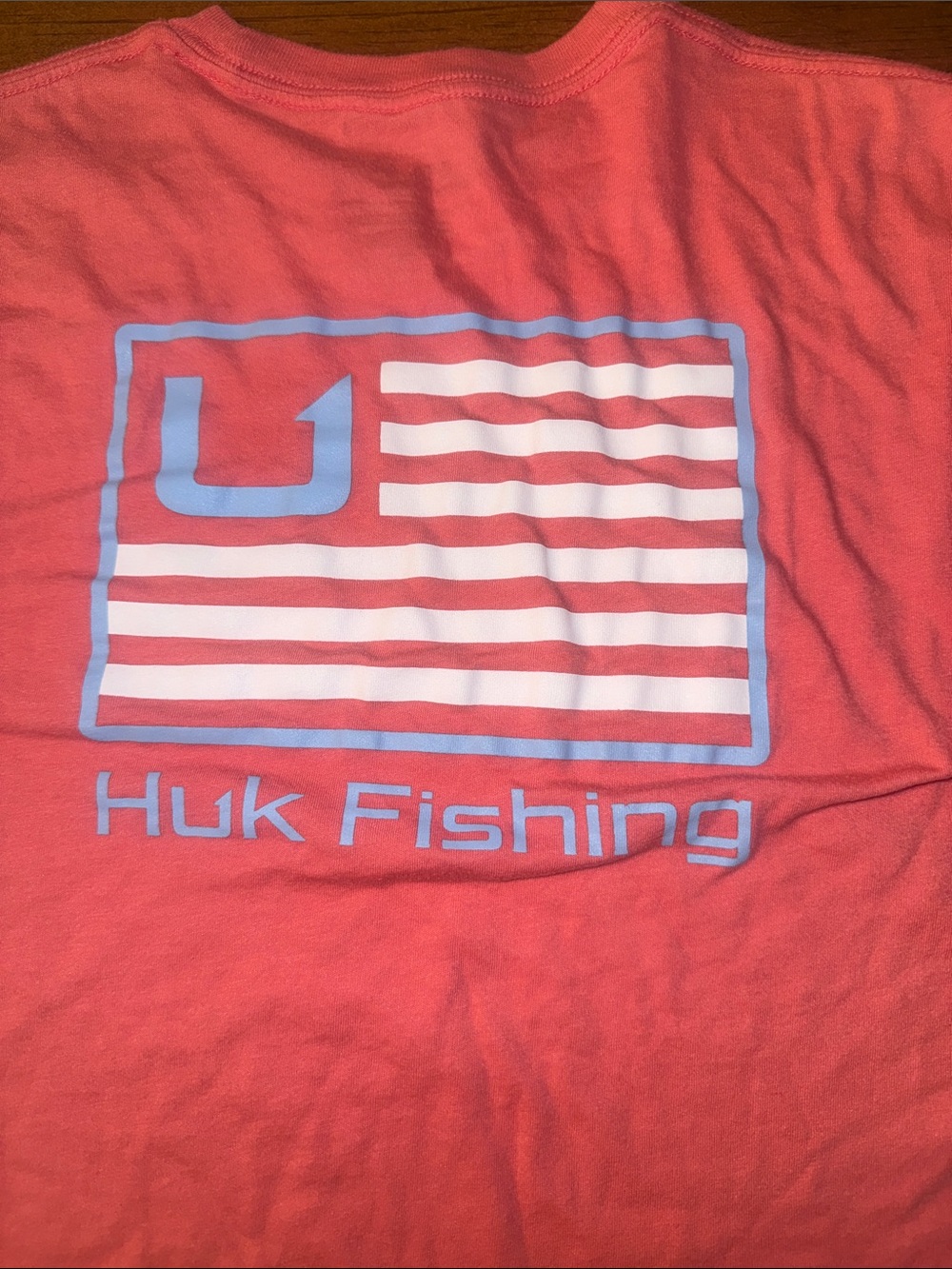 Huk Coral Pink Short-Sleeve Men's Tee - Picture 4 of 6